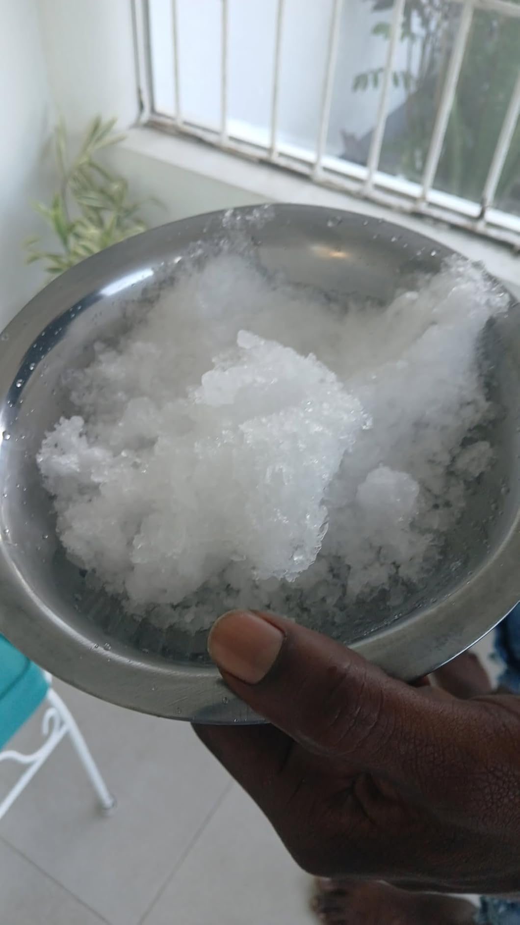 Reespring Snow Cone Machine Shaved Ice Machine Ice Crusher with Stainless Steel Blade Kitchen Electric for Shaved Ice and Snow Cone (300W 2000r/min) Also Comes with a Free Ice Pick and Ice Cube Tray customer photo 1