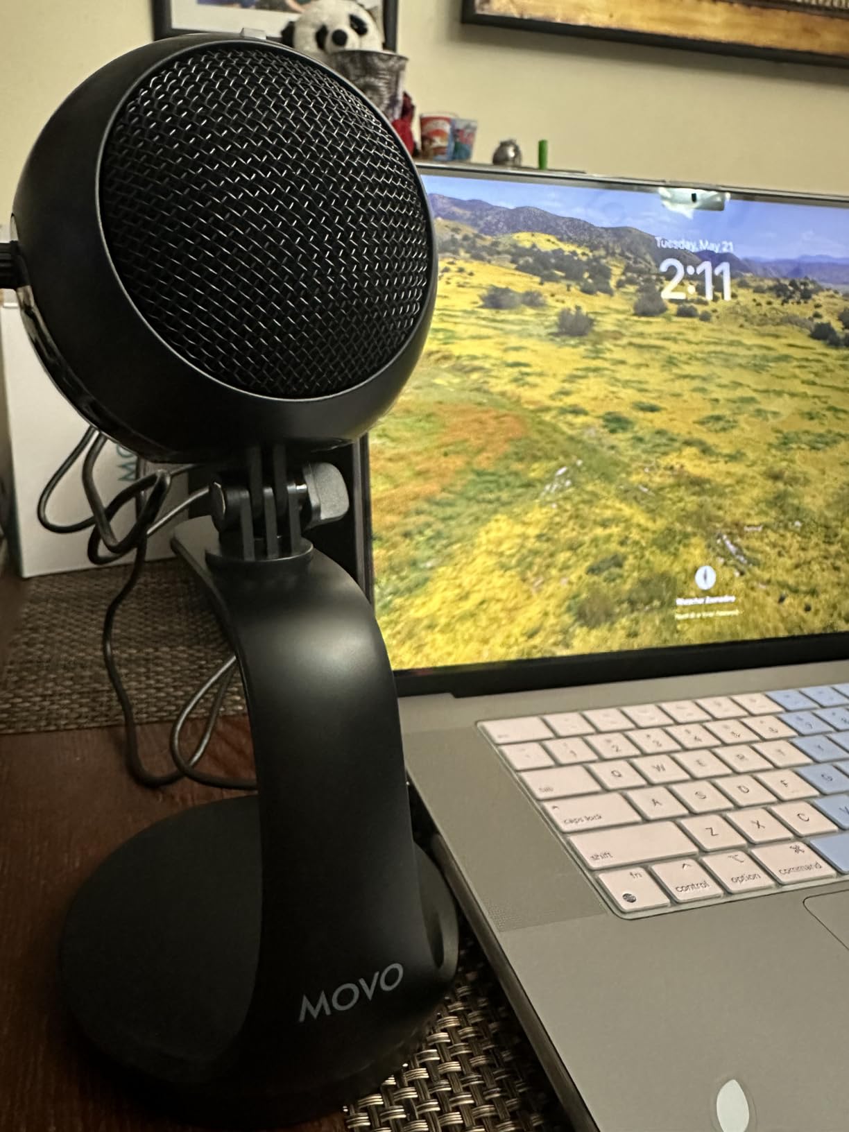 Movo WebMic USB Dictation Microphone in Silver - Cardioid for Vibe Coding, Cardioid Pickup Rejects Background Noise For Accurate Dictation customer photo 2