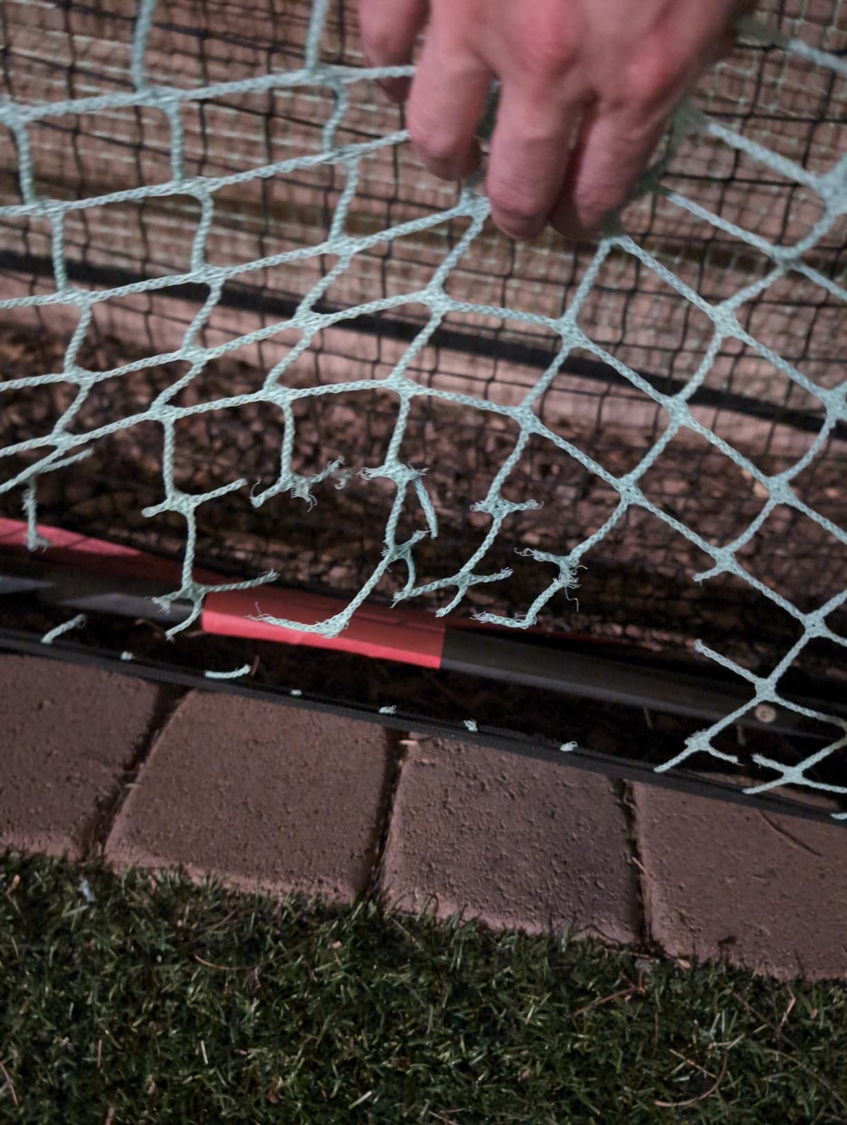 QUICKPLAY TEKKERS TRAINER Soccer Rebounder, 6.5x4' Spot & 6.5x1.5ft Ground Pass Nets, Alloy Steel, Fiberglass, Black, Green, Portable | Twin rebound nets, Portable steel frame, Turf, court & indoor, First touch & ball control, Solo training customer photo 2
