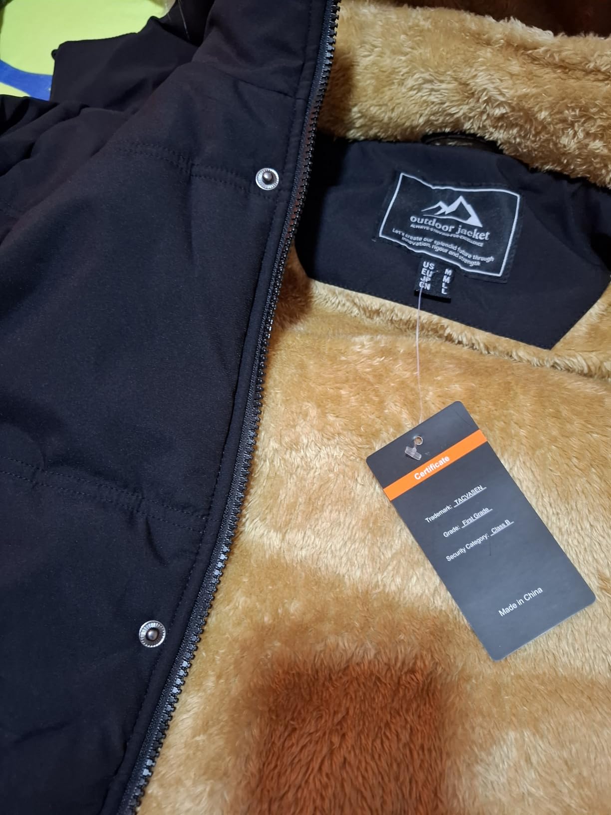 TACVASEN Men's Winter Jacket with Hood Water Repellent Windproof Thicken Parka Winter Coat customer photo 1