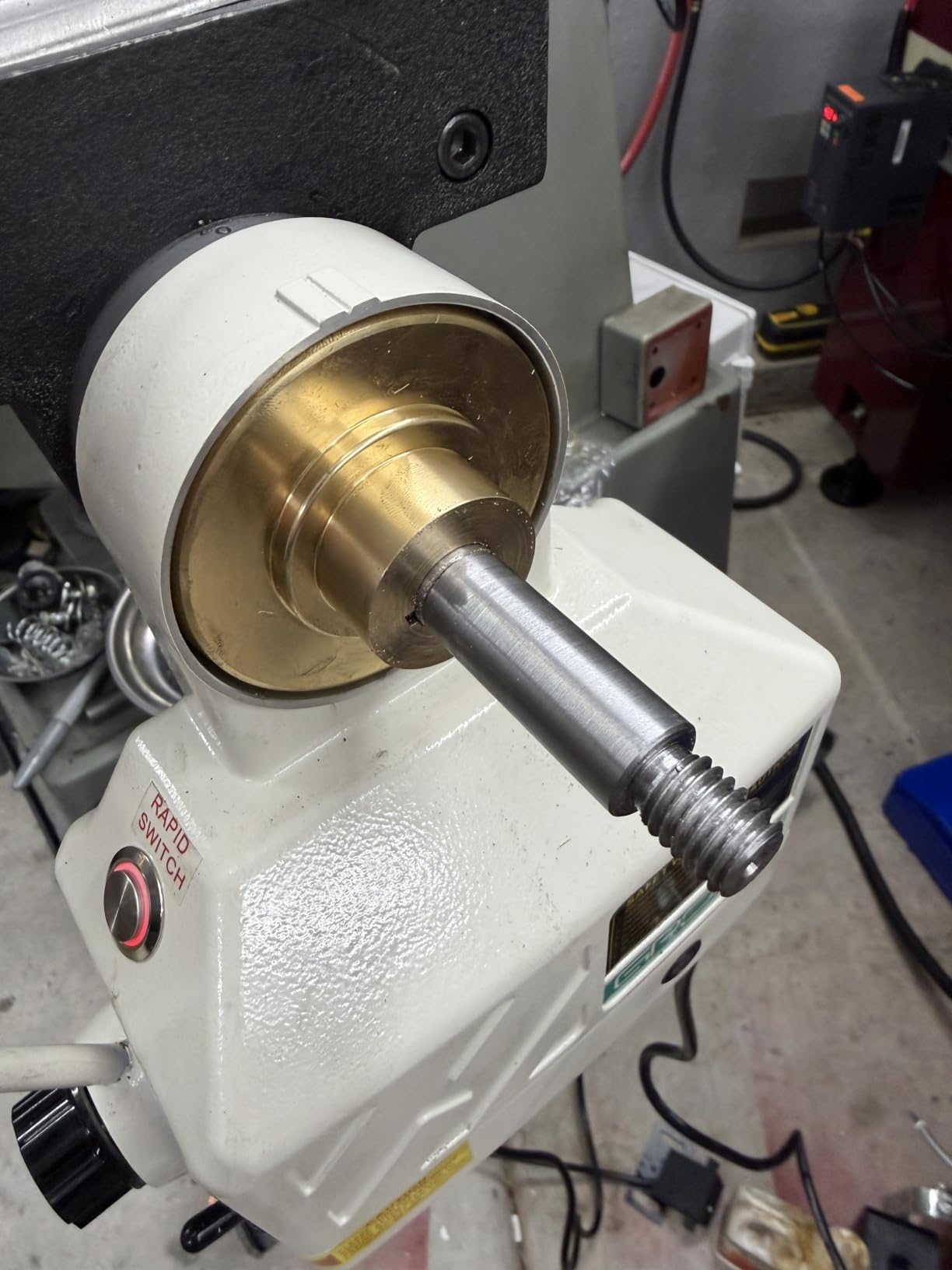 Power Feed X-Axis for Milling Machine 450 in-lb Torque, 0-200RPM | Table Milling Machine Power Feed 110V, for Bridgeport and Some Knee Type Mills with a 5/8