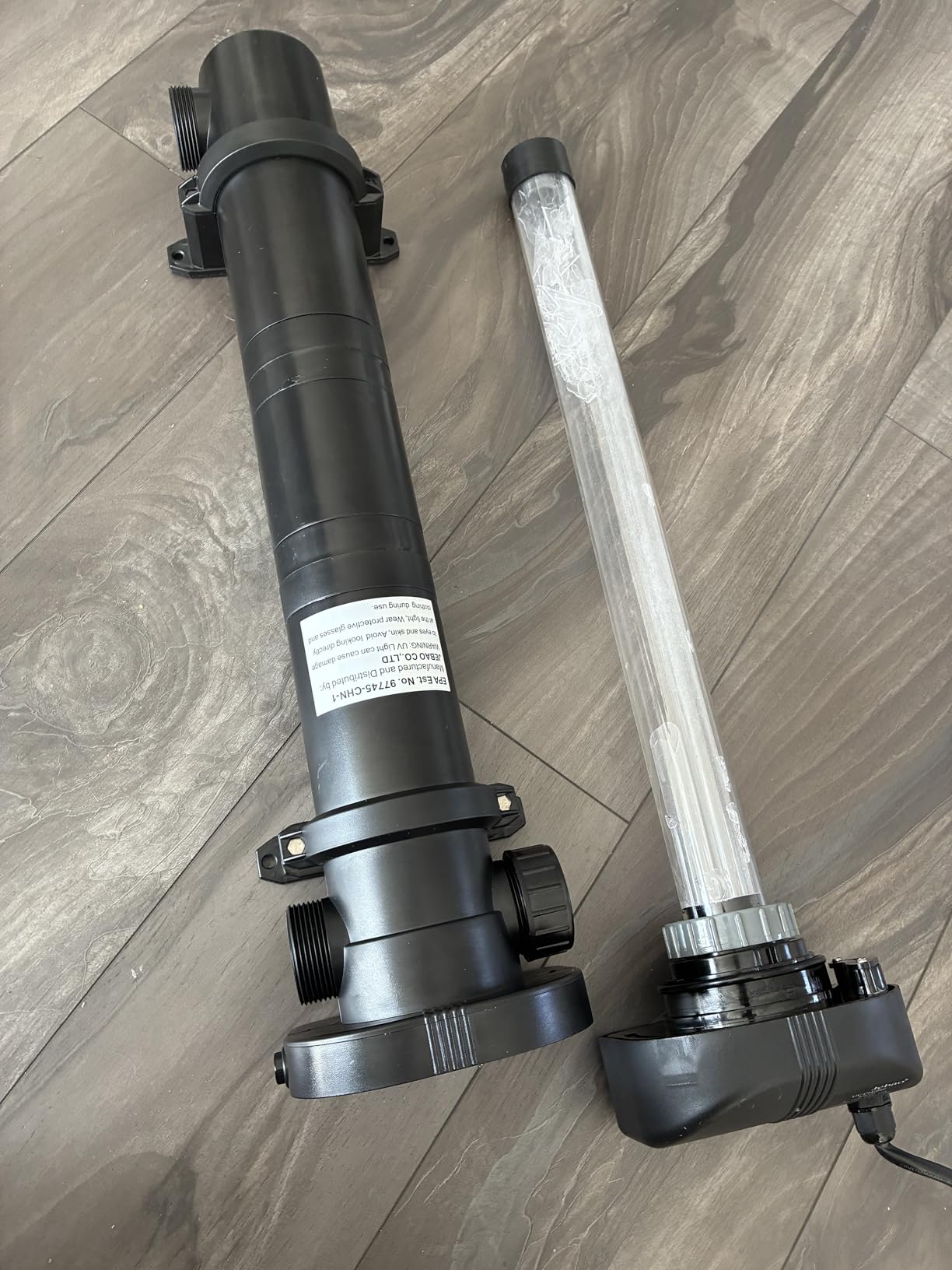Jebao NPU Clarifier for Pond and Aquarium, 55-watt customer photo 2