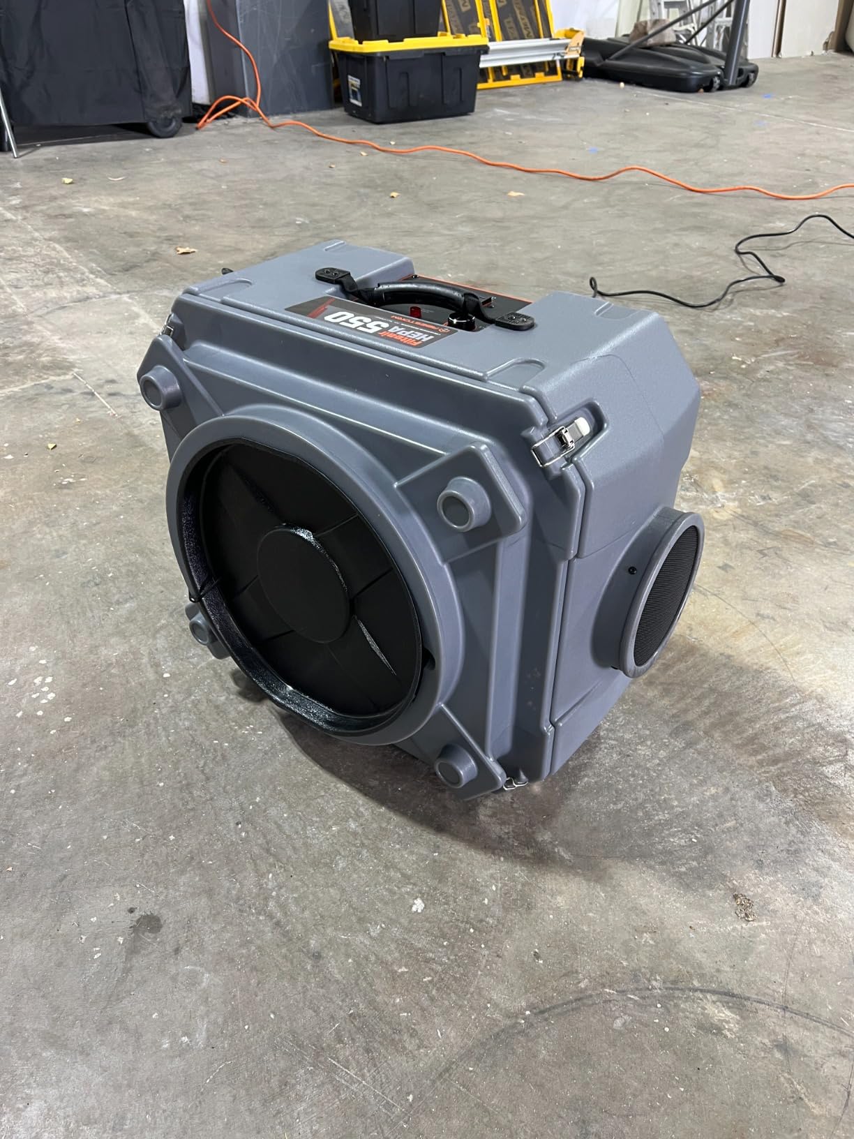 Abestorm HEPA 550 Air Scrubber with 3-Stage Filteration, GFCI Connection | Stackable for Commercial / Industrial / Home Use, With MERV-10 & HEPA/Actived Carbon Filters customer photo 1