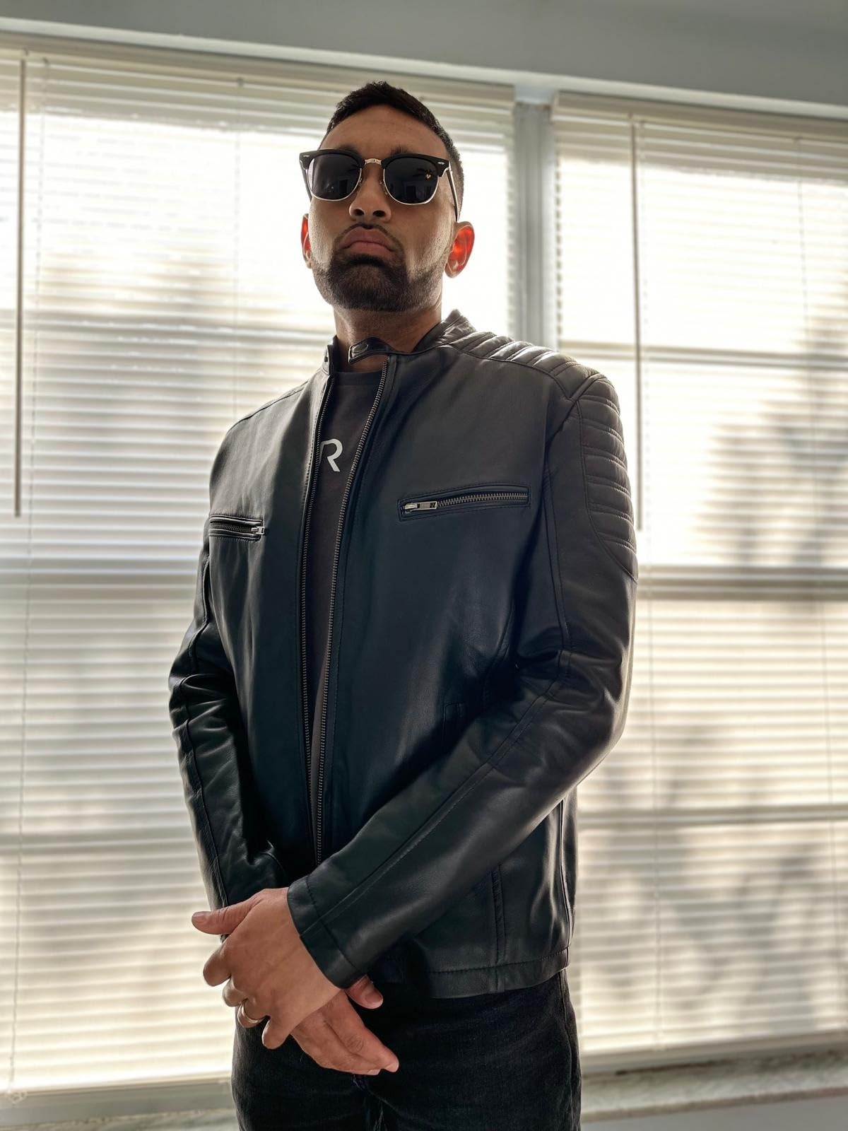 Timeless Classic Leather Jacket Men - Biker Style Real Lambskin Café Racer Vintage Look Motorcycle Jackets for Men customer photo 2