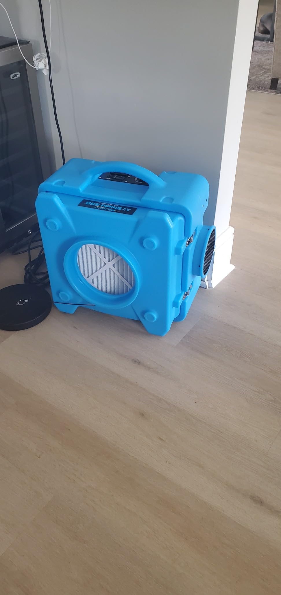 CADPXS Shield-550 Air Scrubber 550 CFM for Interior Renovation, Grey | 3-Stage Filtration Commercial HEPA Filter 10-Year Warranty for Construction Dust Fire Disaster Restoration Equipment customer photo 1