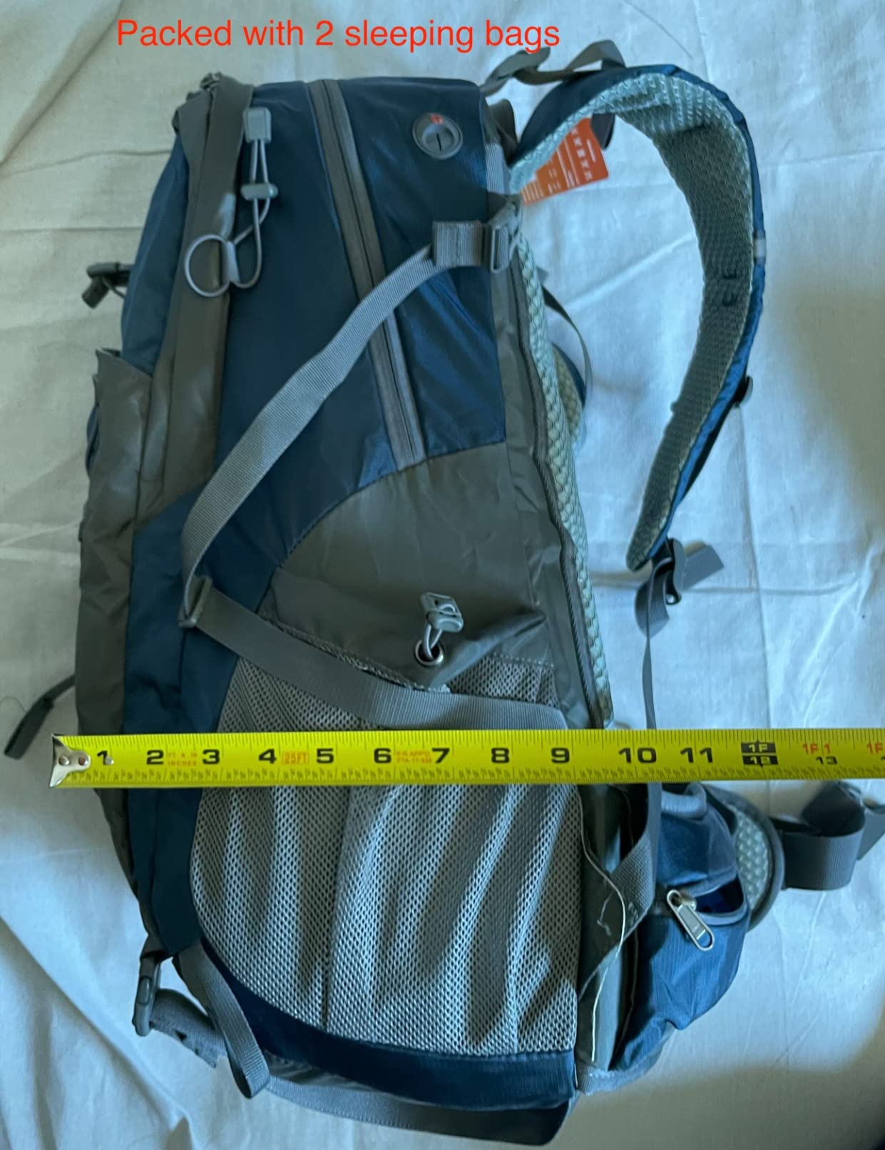 Maelstrom 40L Hiking Backpack, Lightweight Camping Daypack with Rain Cover | Water-Resistant Rip-Stop Nylon, Wet/Dry Separation, Multi-Pockets, Survival Whistle. Ideal For Men, Women, Travel, Trekking customer photo 1