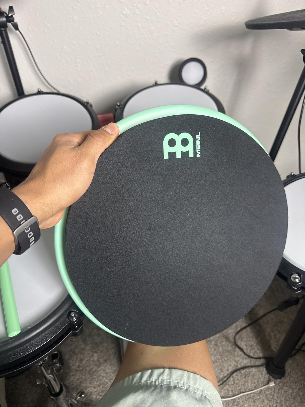 Meinl Cymbals Marshmallow Drum Practice Pad, 12