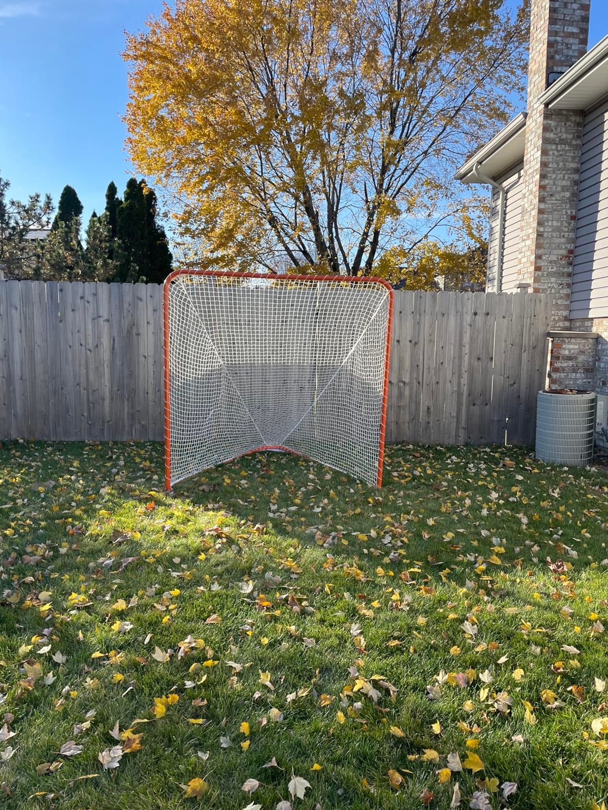 Lacrosse Goal Net - 6' x 6' Regulation Portable Steel Frame for Backyard Training - Ideal for Kids & Adults Practice Accuracy customer photo 1