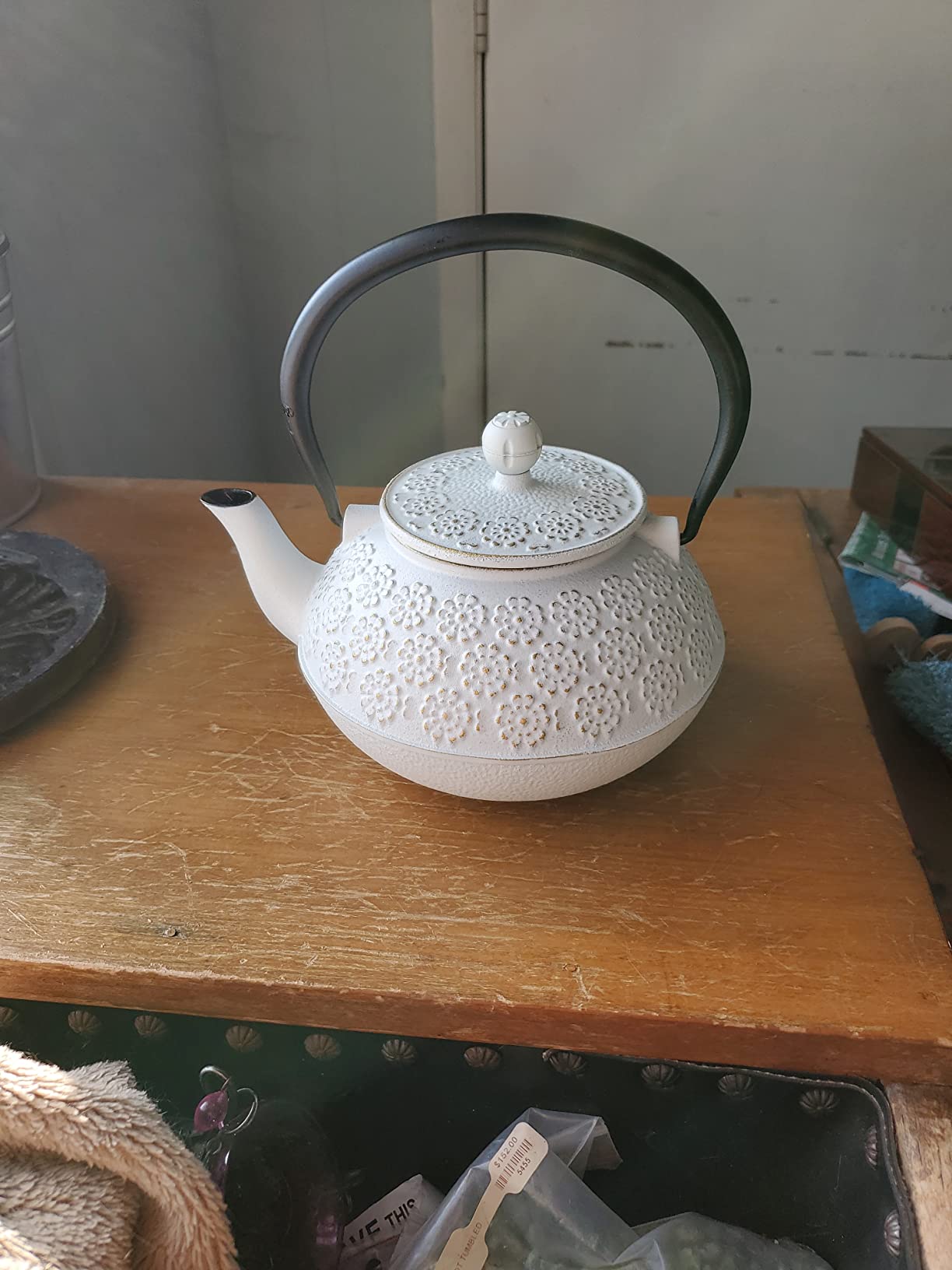 Sotya Cast Iron Tea Pot with Infusers for Loose Tea, 40oz Japanese Tetsubin customer photo 1
