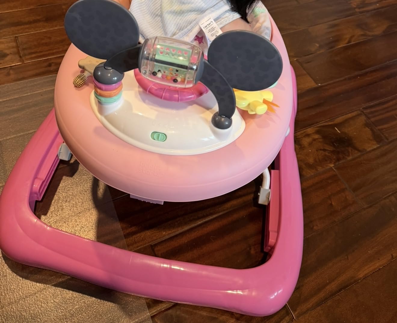 Bright Starts Disney Baby Mickey Mouse Original Bestie 2-in-1 Baby Activity Walker - Easy Fold Frame and Removable -Toy Station, 6 Months and up customer photo 2