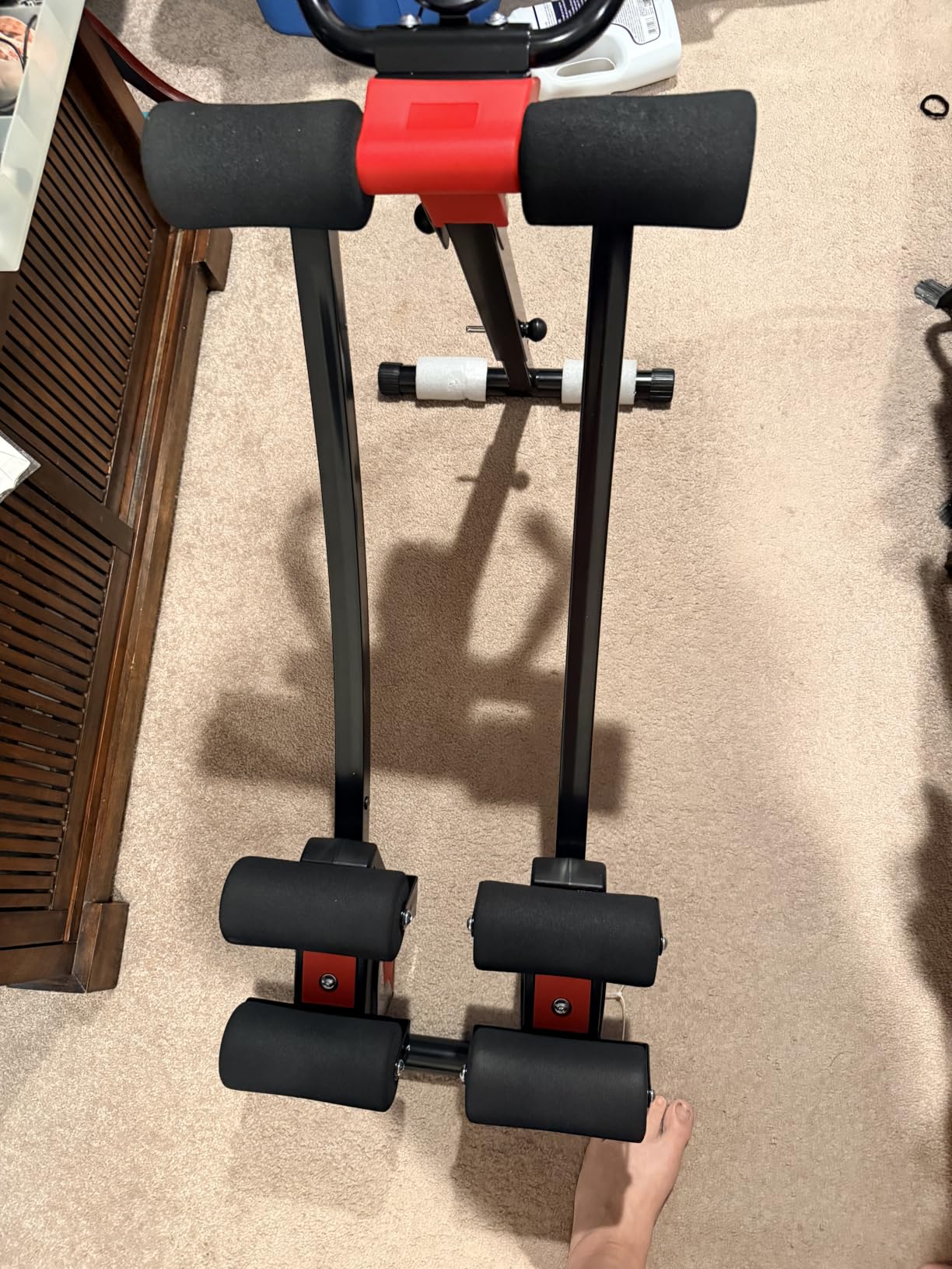 GIKPAL Ab Machine, Ab Workout Equipment, Adjustable Ab Trainer Machine for Abs Workout at Home Gym, Foldable, Knee Protection, Abdominal Trainer for Stomach Workout customer photo 2