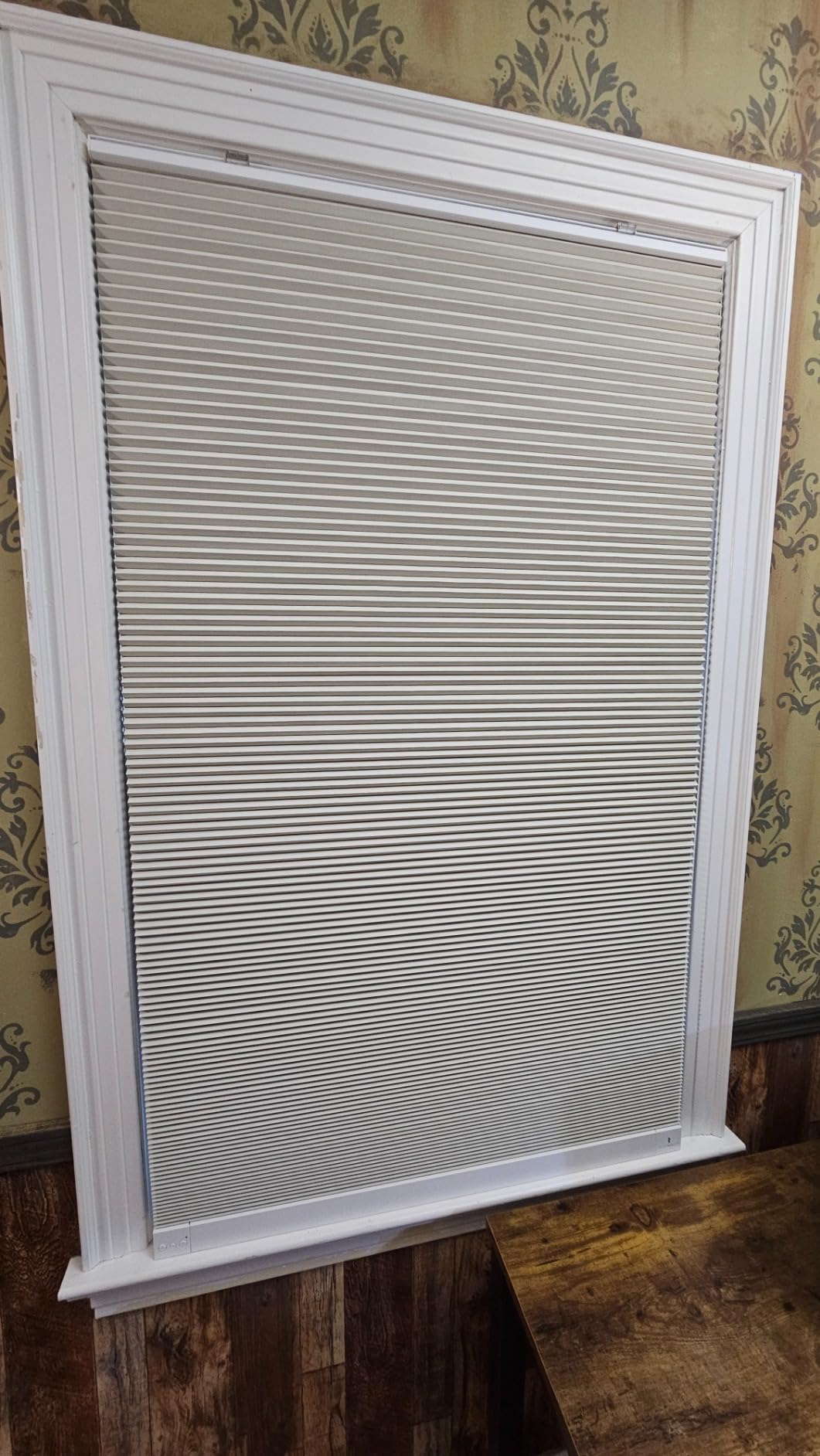 THIRDREALITY ZigBee Smart Blind, Motorized Blackout Window Shades with Remote, Cordless Honeycomb Blinds, Automatic Height Setting, AA Batteries Powered, 28
