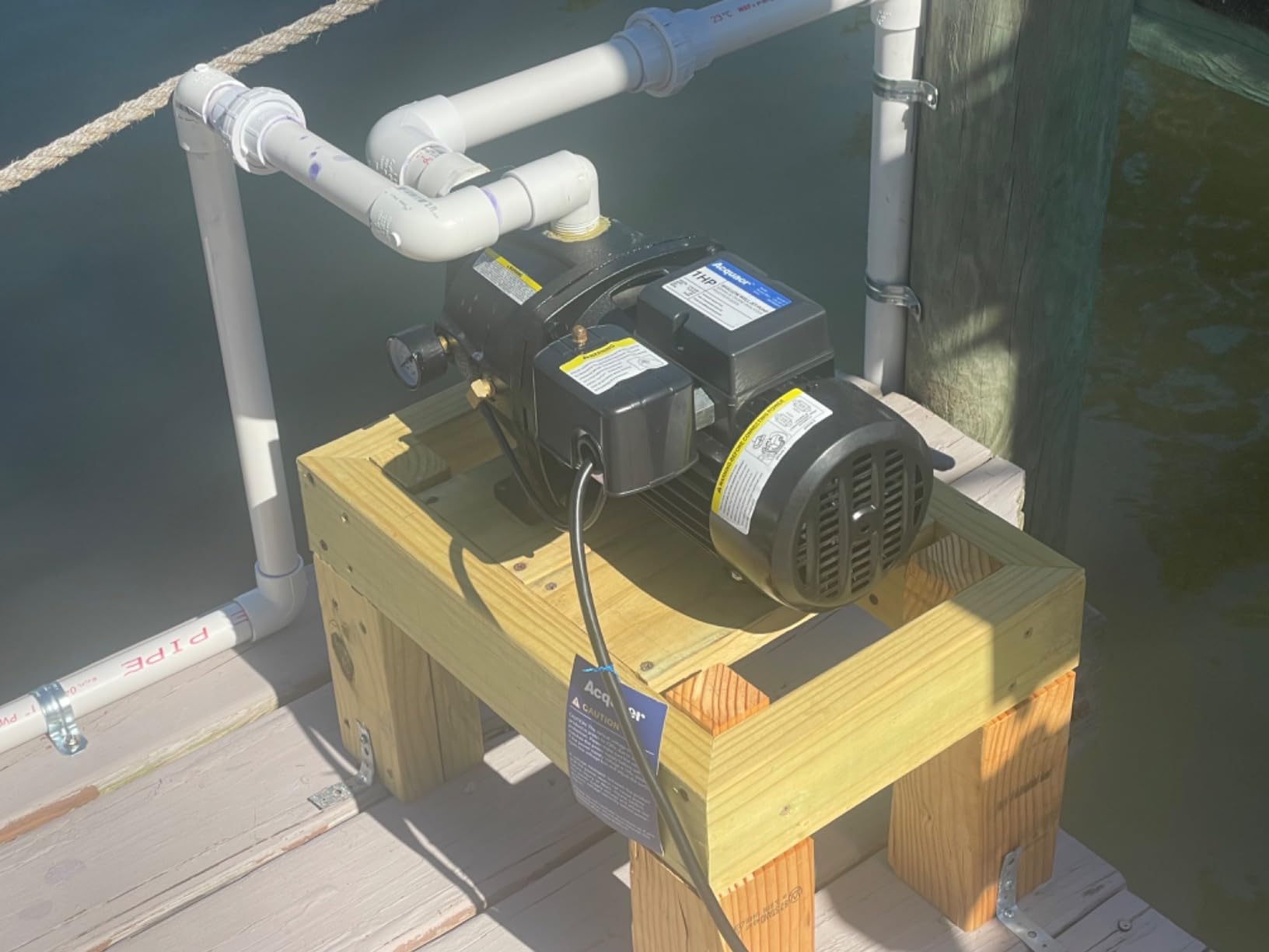 Acquaer Shallow/Deep Well Jet Pump, Cast Iron Convertible Pump with Ejector Kit, Well Depth Up to 25ft or 90ft, 115V/230V Dual Voltage, Automatic Pressure Switch customer photo 1