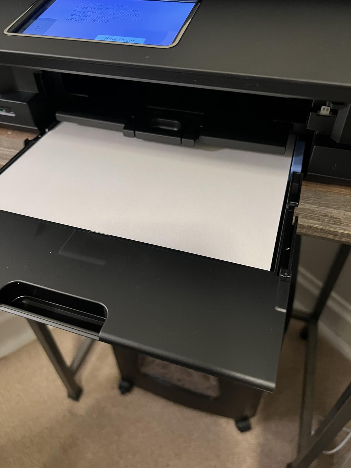 Canon PIXMA TR8620a - All-in-One Printer Home Office, Copier, Scanner, Fax, Auto Document Feeder, Photo Document AirPrint Android Black Works with Alexa customer photo 2