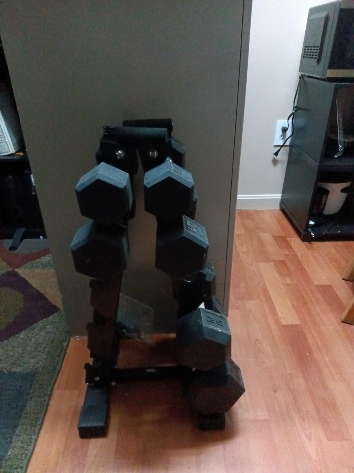 Dumbbell Rack Stand Only, Weight Rack for Dumbbells Compact A-Frame Home Gym Space Saver, 480/800 LBS Weight Capacity customer photo 2