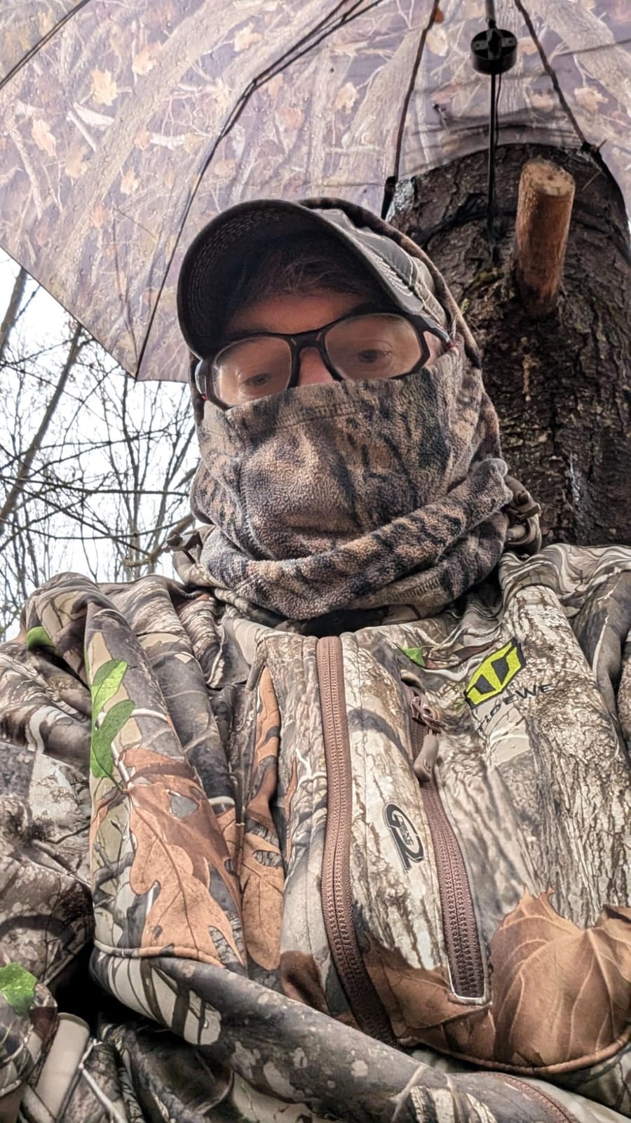 TIDEWE Hunting Clothes for Men with Fleece Lining, Safety Strap Compatible Water Resistant Silent Hunting Jacket and Pants customer photo 2