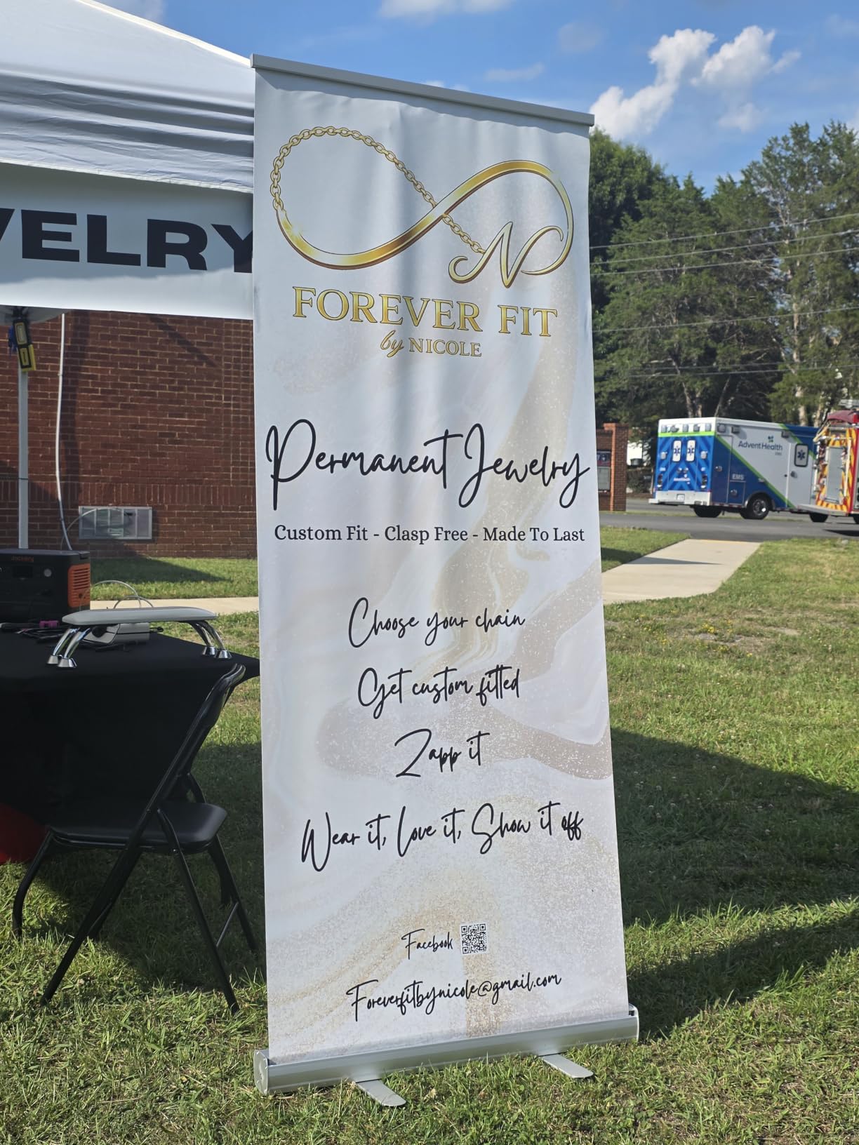 Custom Retractable Banner with Aluminum Silver Stand - Ready in 1 Day, Personalized Roll Up Banner, Full Color Pop Up Display Sign with Travel Bag for Events, Trade Shows, and Photo Booths,33