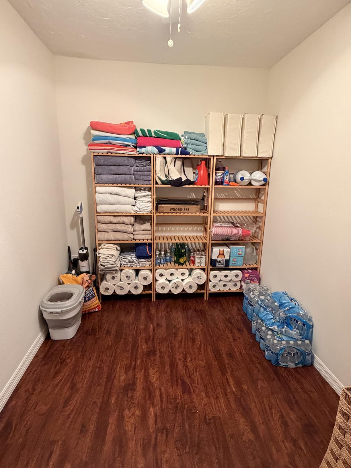 FOTOSOK 6-Tier Bamboo Shelf, Bamboo Bookcase with Adjustable Shelves, Free Standing Storage Shelf Unit, Plant Flower Stand for Kitchen, Bathroom, Home Office, Natural | Tall Bamboo Bookshelf and Plant Shelf with 250-lb Shelf Capacity customer photo 1