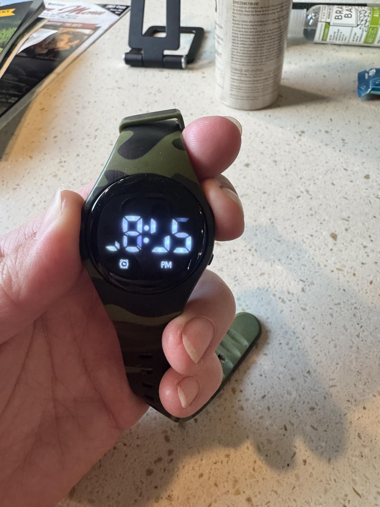 Kids Watches for Girls Boys Digital Sport Watch with Step Counter Pedometer Vibration Alarm Clock, No App Waterproof Fitness Tracker Kids Watch Boys Girls Teens Students Ages 5-16 customer photo 1