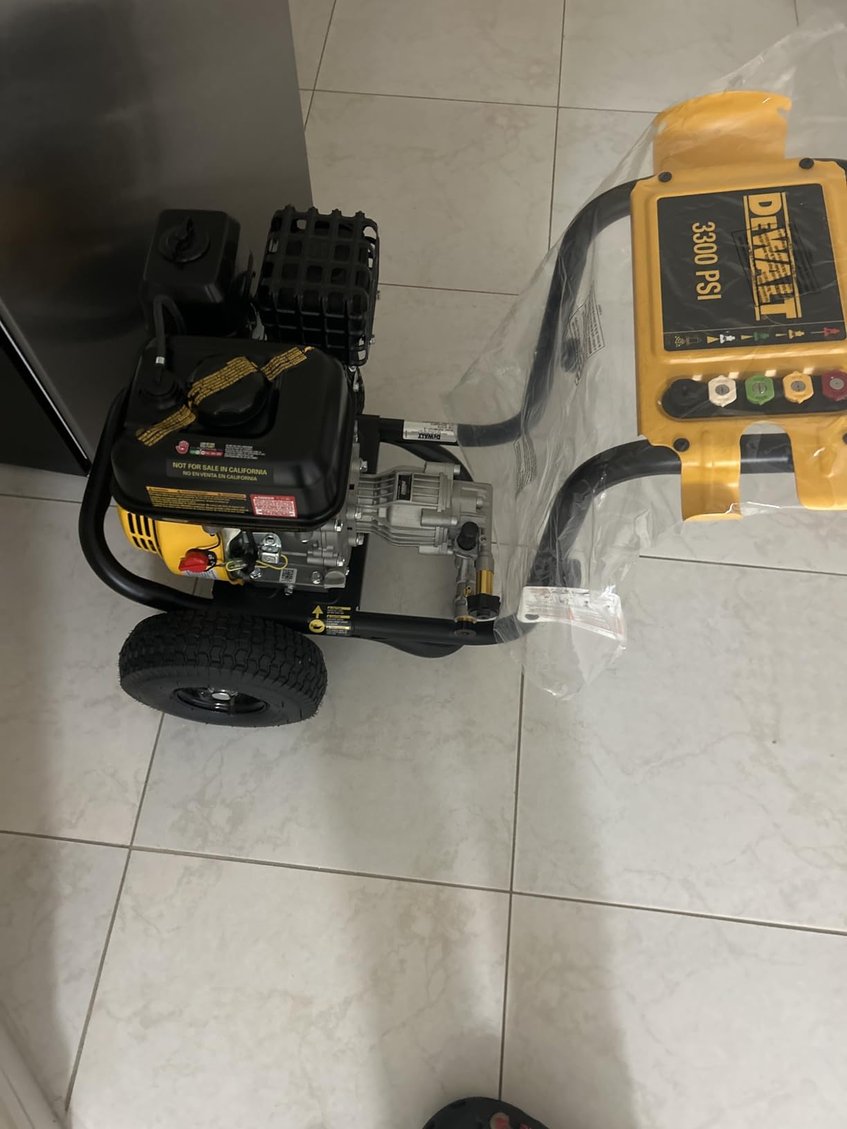 DeWalt 3300 PSI Gas Pressure Washer, 2.4 GPM, Residential Model DXPW3300-S customer photo 2