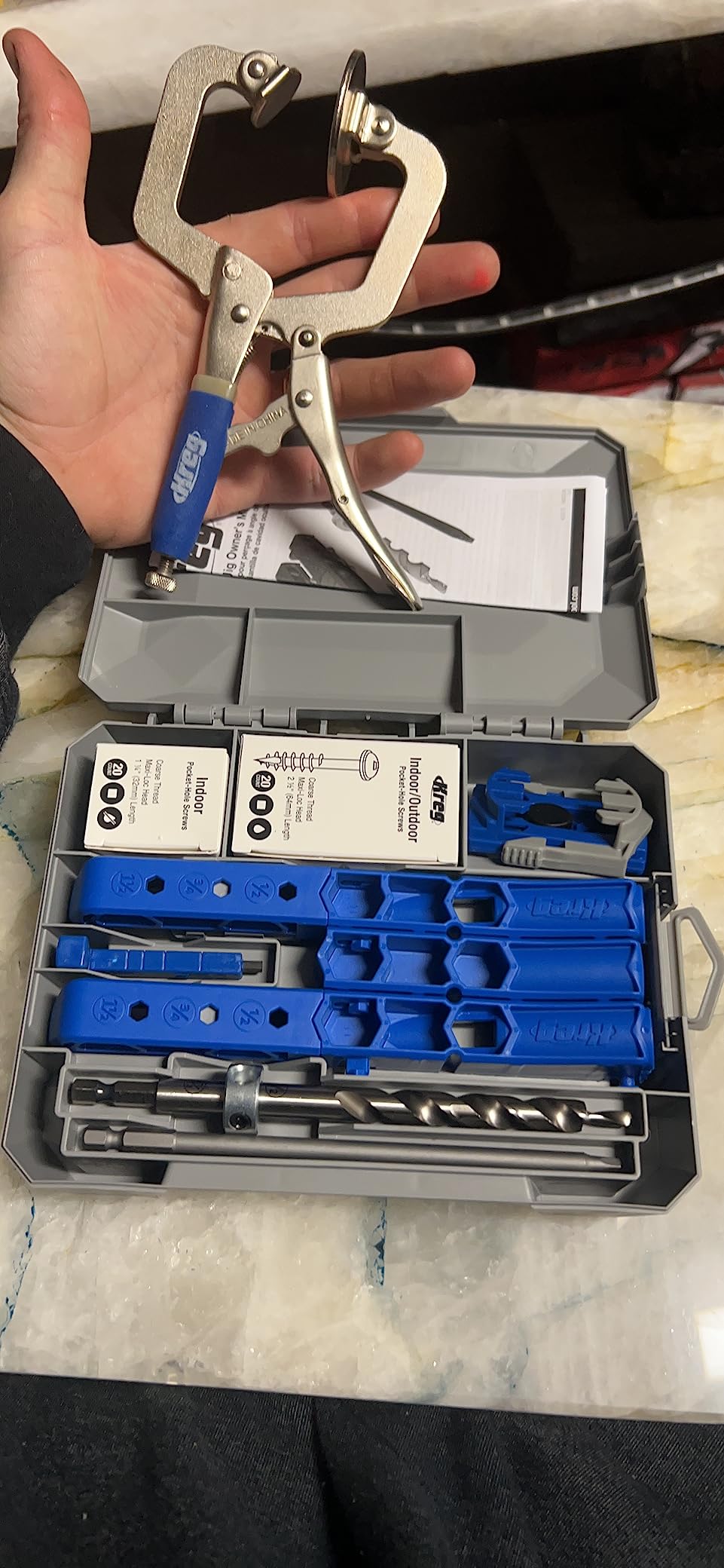 Kreg KPHJ320-22 Pocket-Hole Jig 320 with Classic 2 Inch Face Clamp customer photo 2