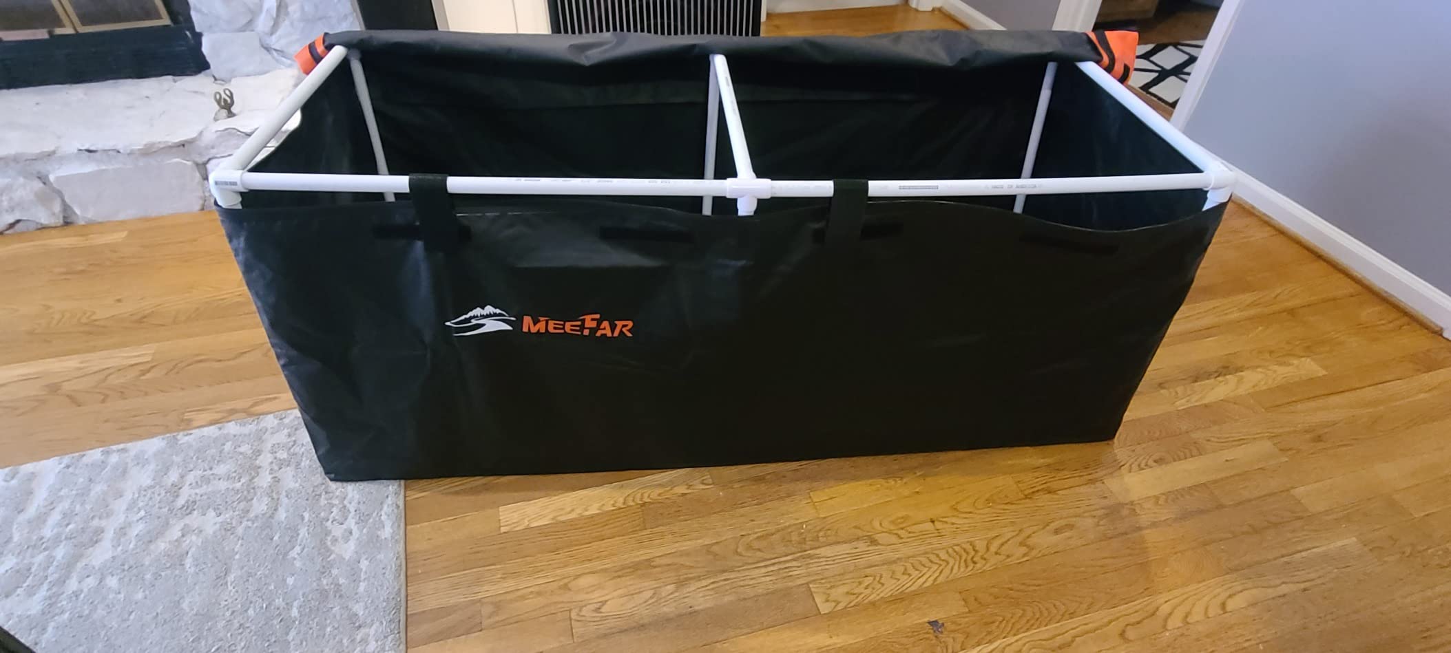 MeeFar Rooftop Cargo Carrier Car Roof Bag 21 Cubic Feet 100% Waterproof customer photo 2