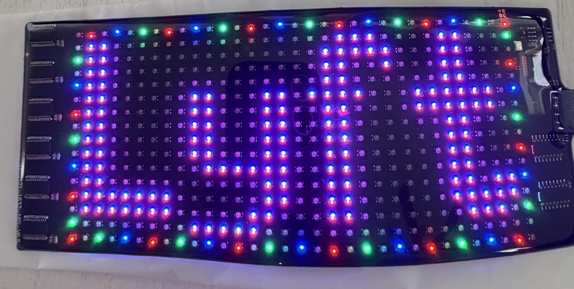 RAYHOME Scrolling Huge Bright Advertising LED Signs, Flexible USB 5V LED Store Sign Bluetooth App Control Custom Text Pattern Animation Programmable Display for Store Car Bar Hotel (27''x5'') customer photo 2