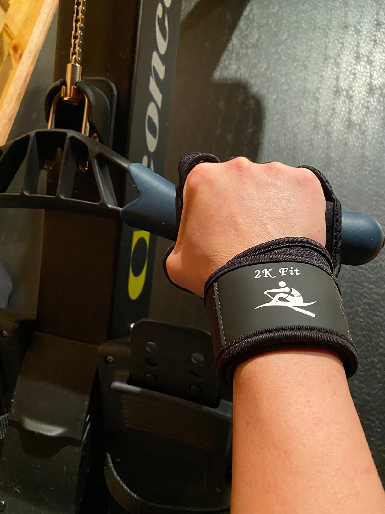 Rowing Machine Gloves - Perfect Rowing Grips for Erging, Sculling, Crew, Kayak, Canoe, Weightlifting, Gym Workouts customer photo 1