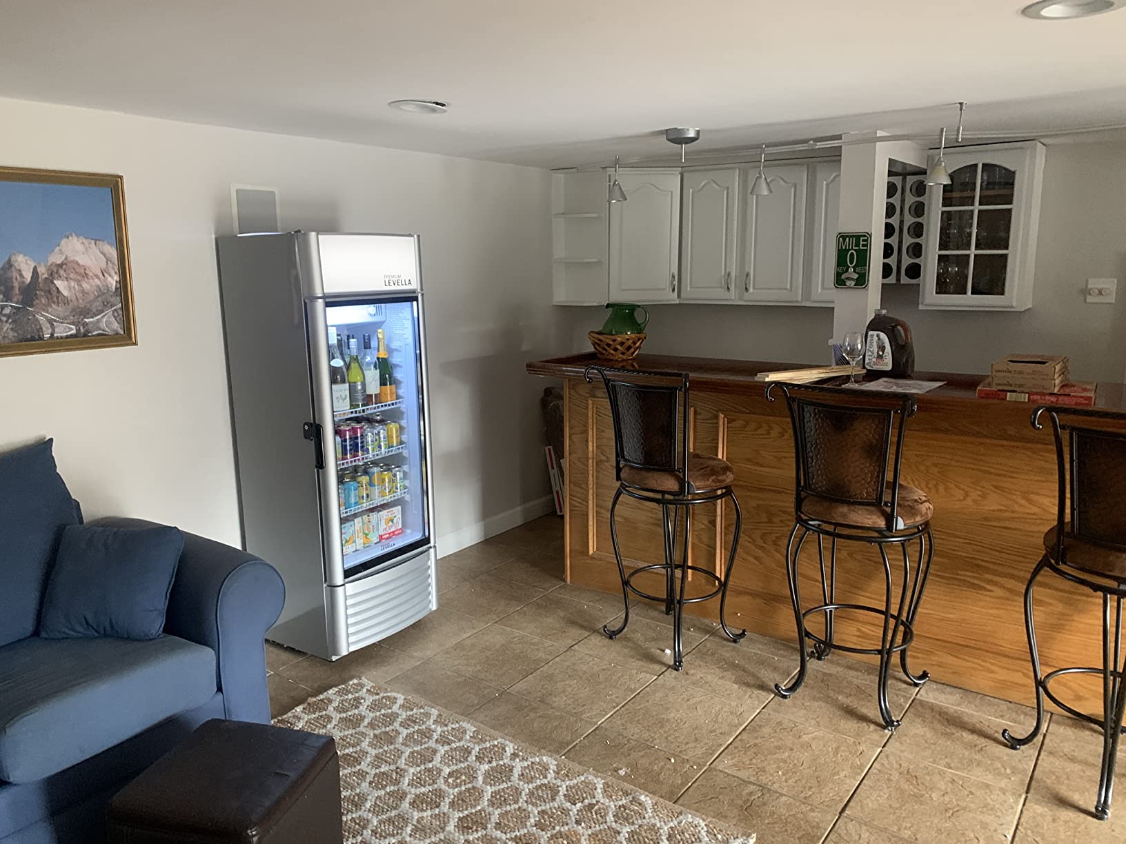 PremiumLevella PRF65DX Single Door Merchandiser Refrigerator-Upright Beverage Cooler-6.5 cu ft-Silver, 6.5 cu.ft. Single Swing Door customer photo 1