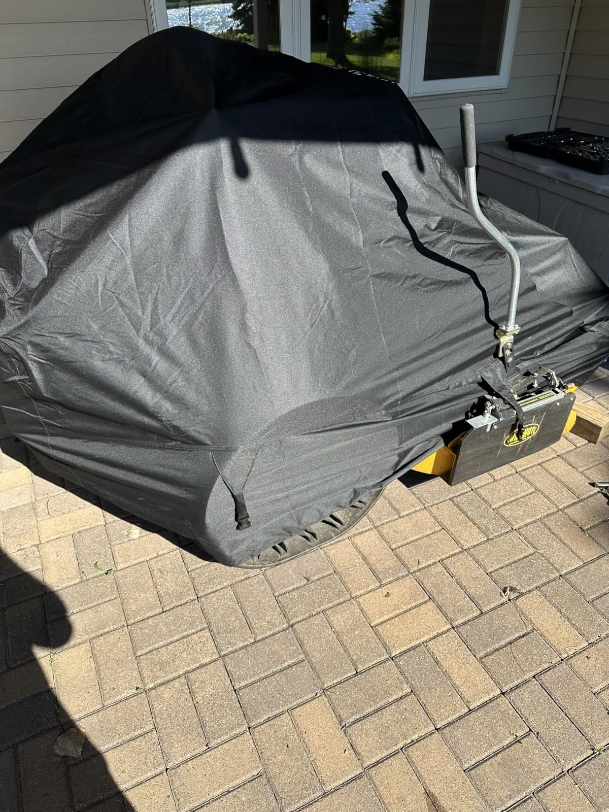 Tough Cover Zero-Turn Mower Cover, Extreme 600D, Waterproof, Black | Heavy-Duty Waterproof Fabric With Taped Seams, Drawstring Closure Secures Cover On Zero-Turn Mowers Year-Round customer photo 1