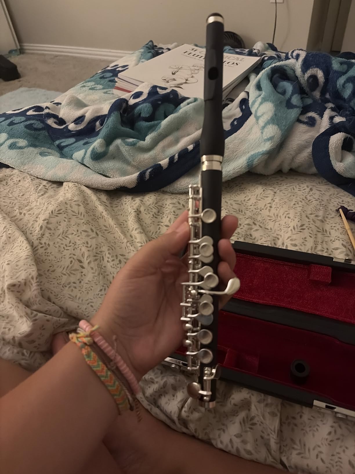 Segolike 1Set Piccolo Flute Instruments W/Wood Case Cleaning Cloth Screwdriver customer photo 1