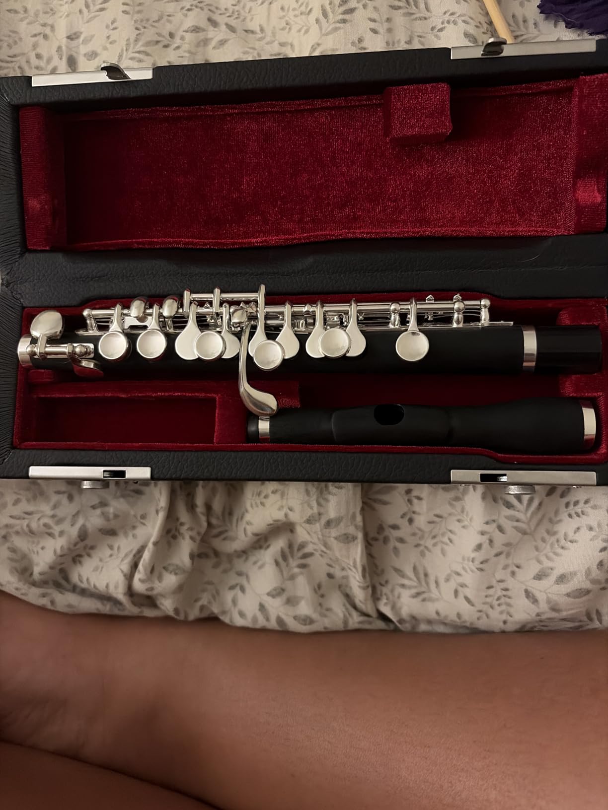 Segolike 1Set Piccolo Flute Instruments W/Wood Case Cleaning Cloth Screwdriver customer photo 2