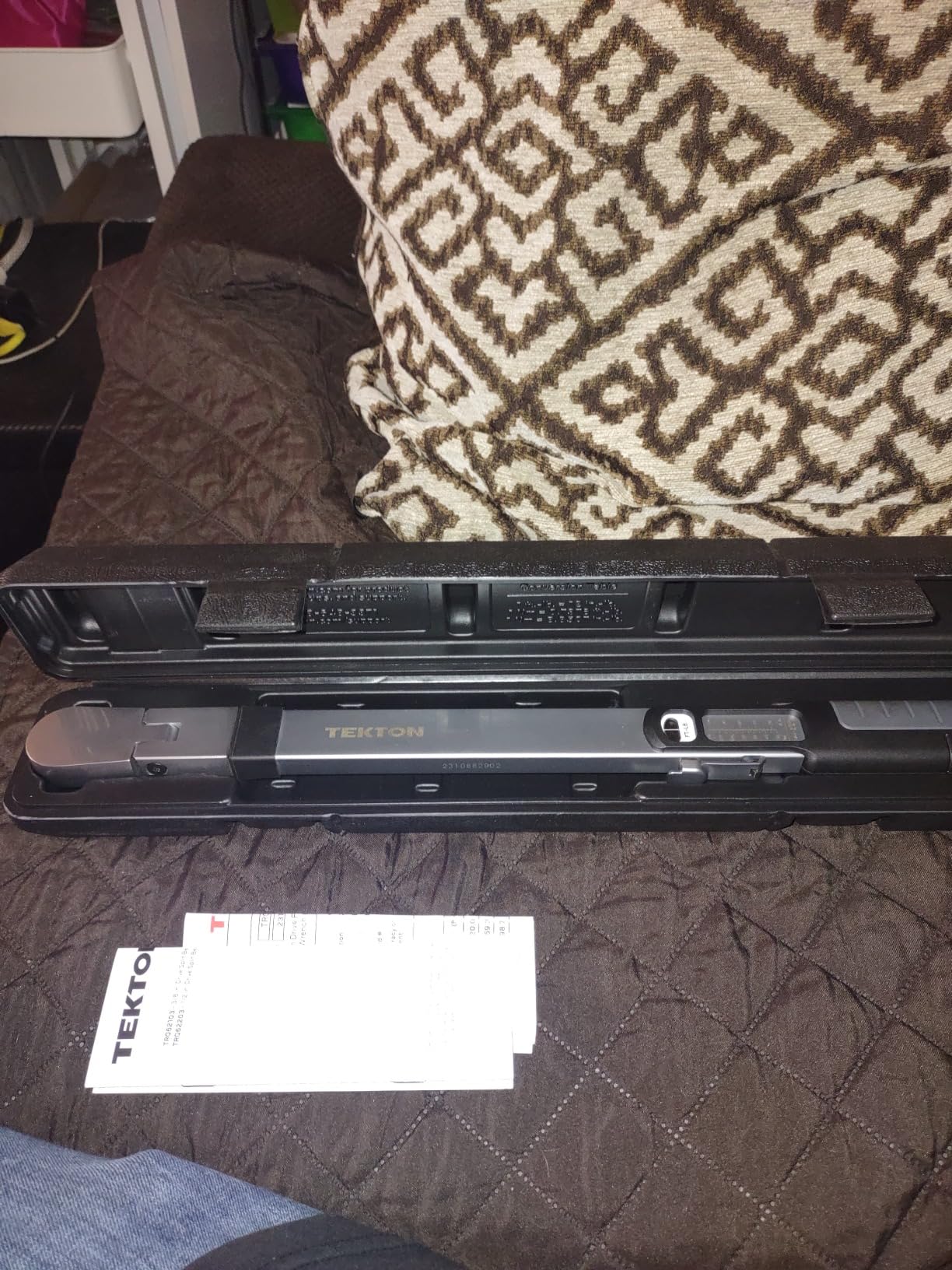 TEKTON 3/8 Inch Drive 72-Tooth Split Beam Torque Wrench (20-100 ft.-lb.) | TRQ62103 customer photo 2