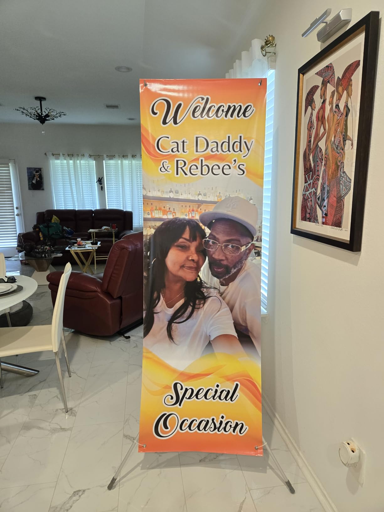Adjustable X Banner Stand, Fits 23 to 32 Inch Wide and 63 to 78 Inch Tall Banners, Portable Display with Carrying Bag, Perfect for Trade Shows, Exhibitions, Conferences and Events, 6 Pack customer photo 2