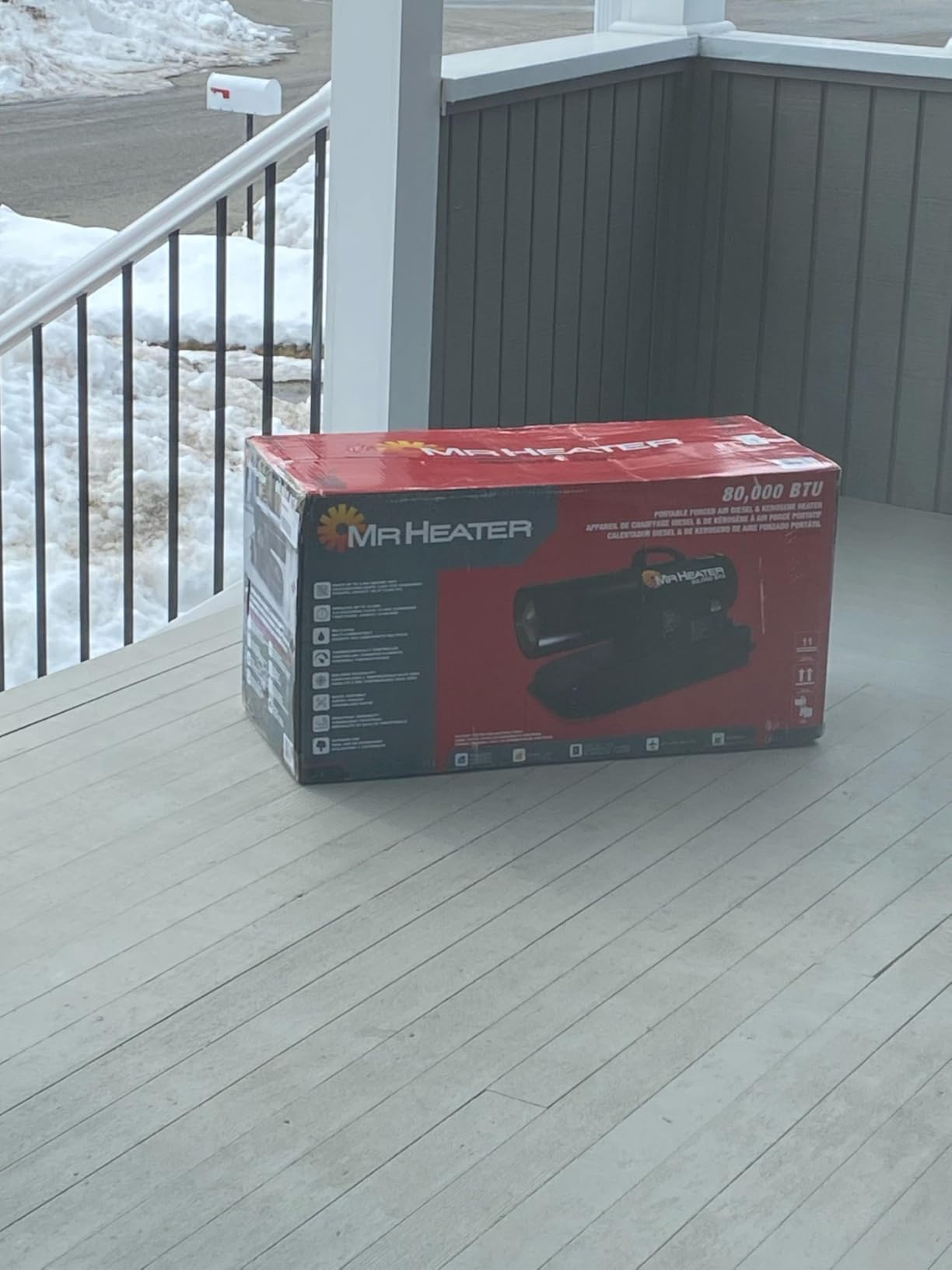 Mr. Heater 80,000 BTU Forced Air Kerosene Heater customer photo 1