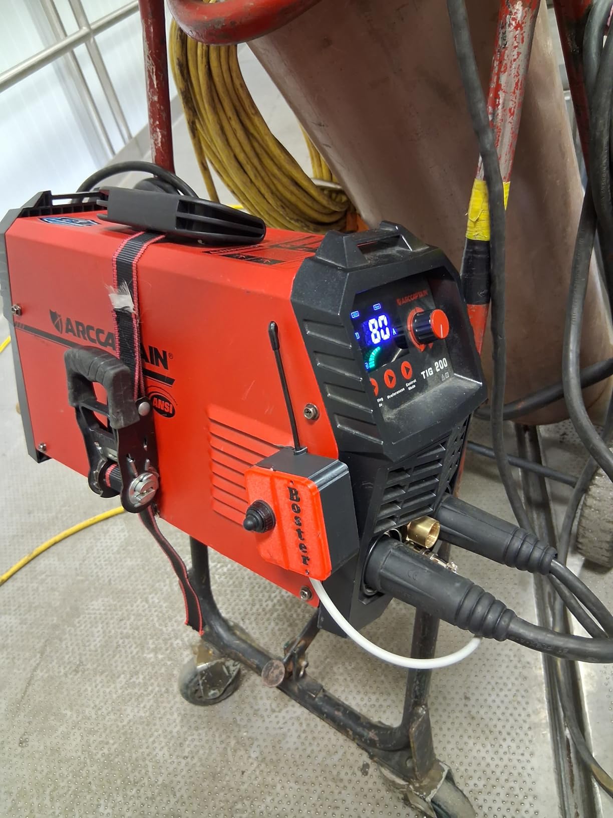 ARCCAPTAIN TIG Welder 200A, High Frequency 110v/220v Dual Voltage TIG/Stick/Arc 2 in 1 Welder LED Digital Display Welding Machine with 2T/4T Function and Tungsten Electrode customer photo 1