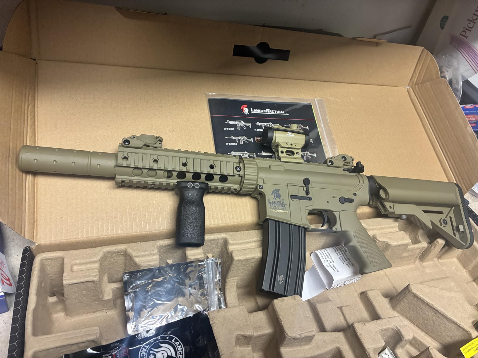 Lancer Tactical Gen 2 M4 SD AEG Airsoft Nylon Polymer with Battery and Charger (High fps/Low fps) customer photo 1