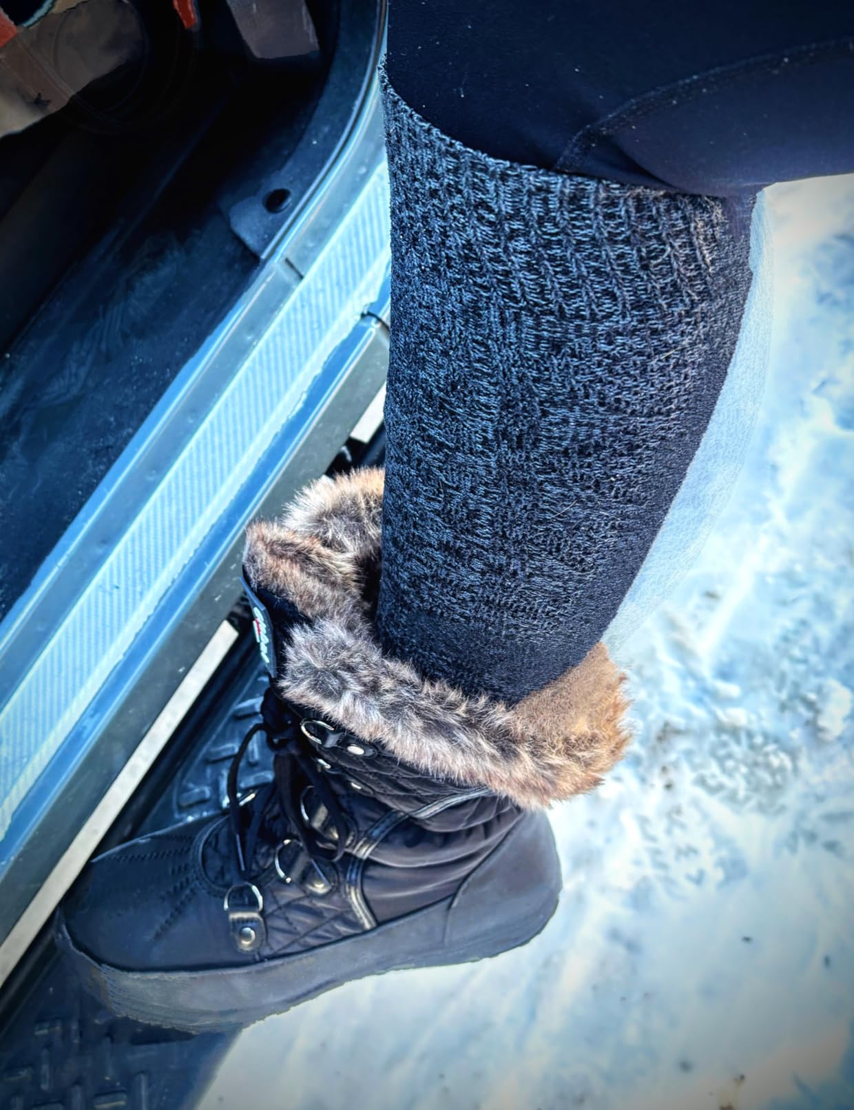 GLOBALWIN Women's Snow Boots Waterproof Mid-Calf Winter Boots with Thermal Fleece Lining customer photo 1
