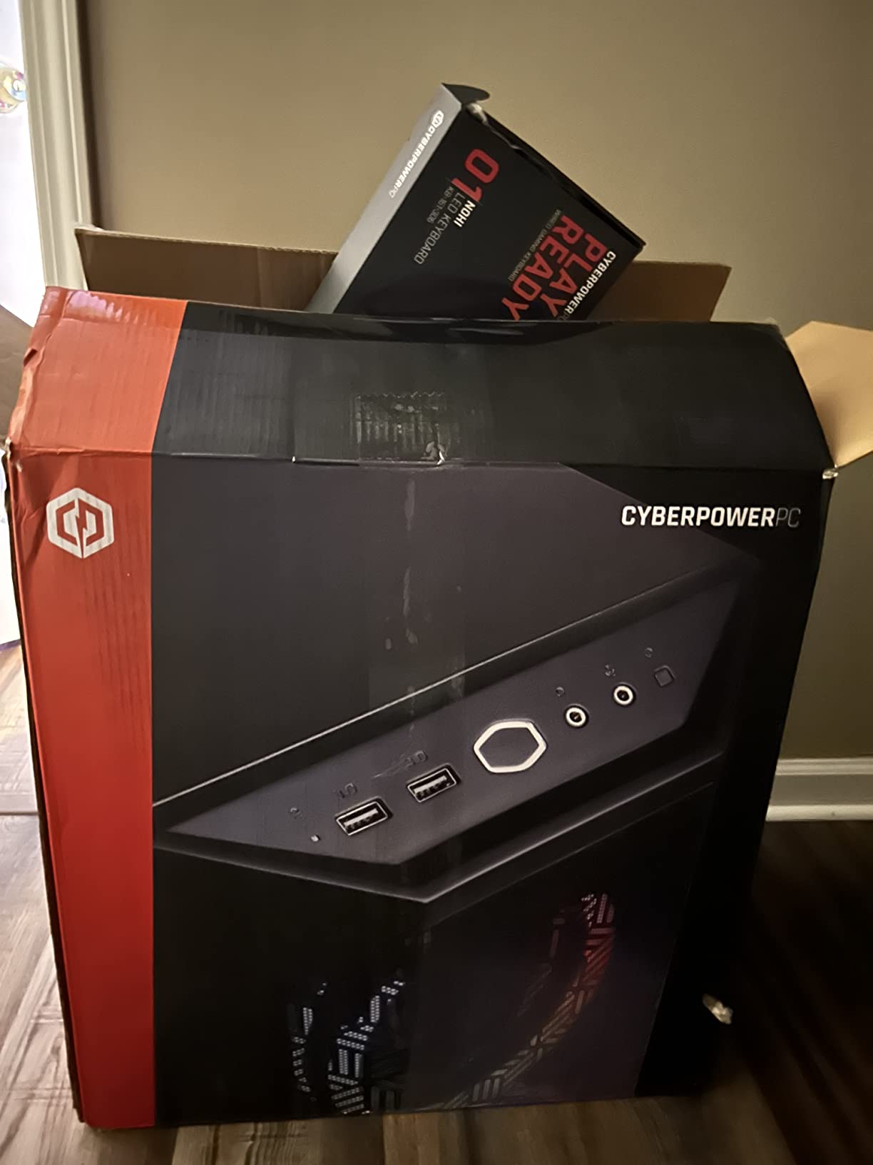 CyberPowerPC Gamer Xtreme VR Gaming PC, Intel Core i5-12400F 2.5GHz, GeForce RTX 3050 8GB, 16GB DDR4, 500GB NVMe SSD, WiFi & Win 11 Home (GXiVR8060A16), Black customer photo 1