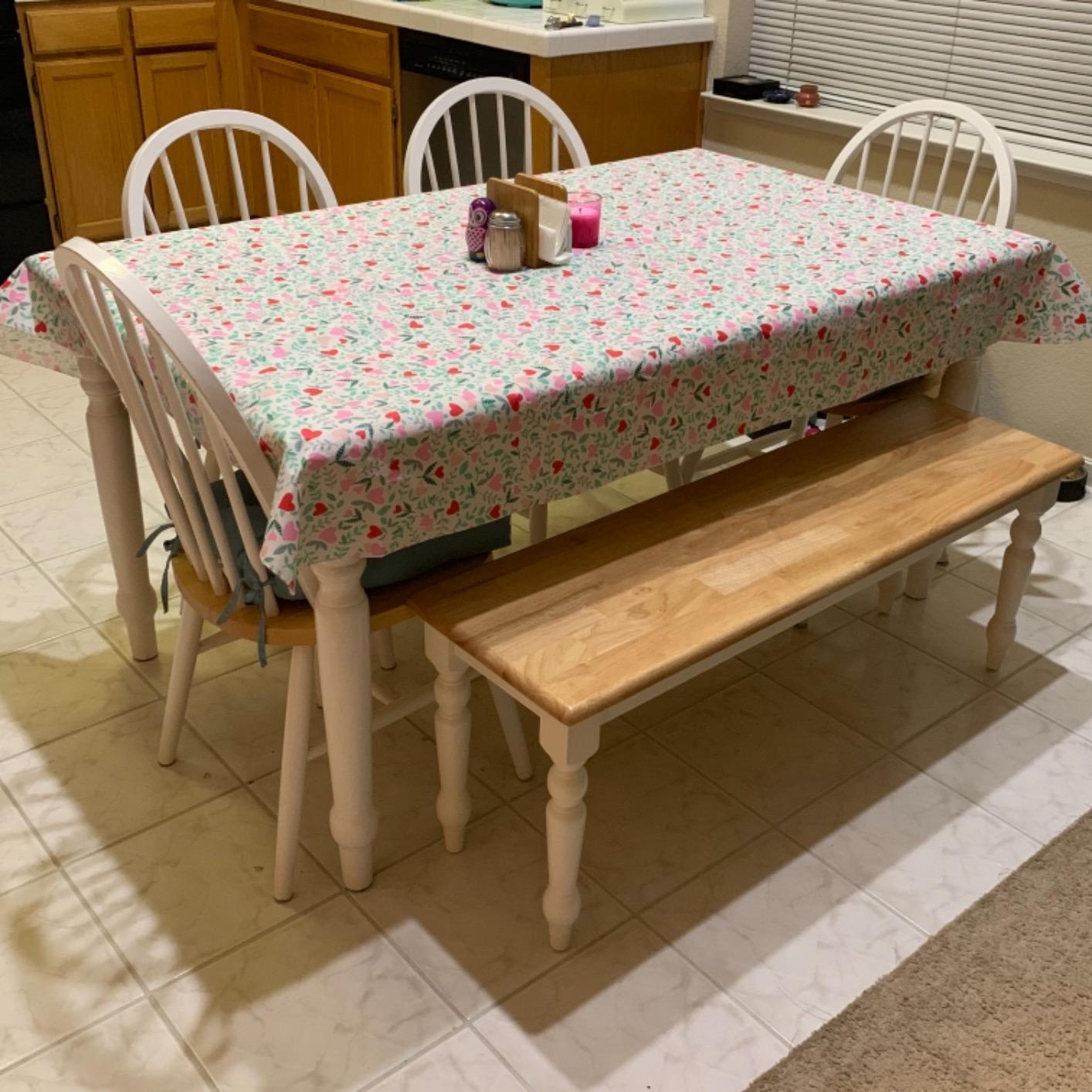 Boraam Windsor Backless Dining Bench - Equistian Green customer photo 2