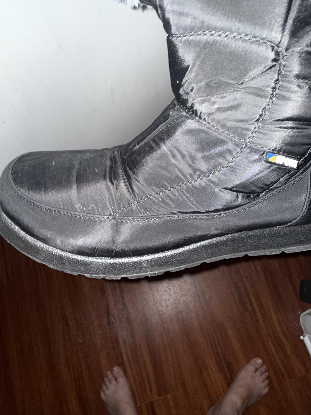 SHIBEVER Women's Winter Snow Boots: Waterproof Fur-Lined Ankle Booties customer photo 2