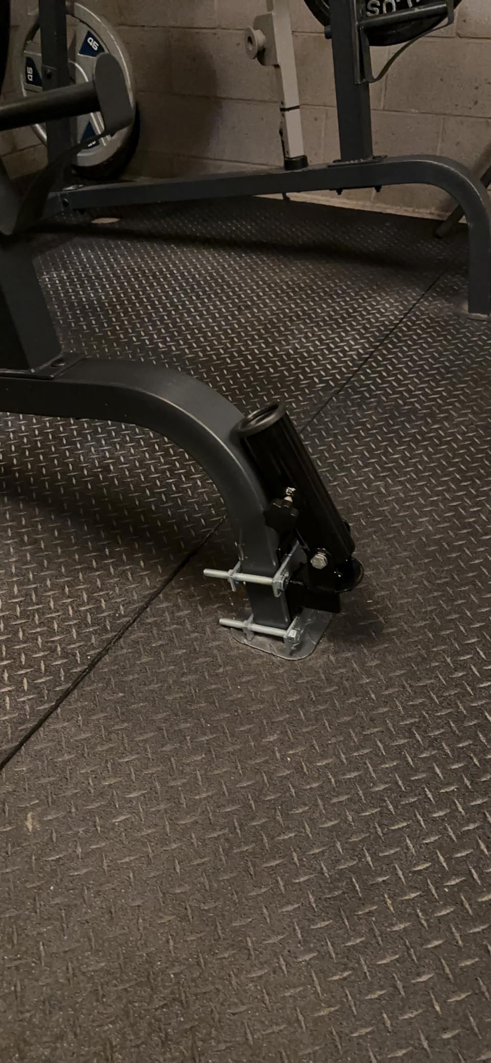 BLUSLM T Bar Row Platform Landmine Attachments for Squat Rack or Wall Mount Fits 2-inch Barbell, Landmine Base Gym Equipment, Power Cage Landmine for Almost of Power Rack customer photo 1