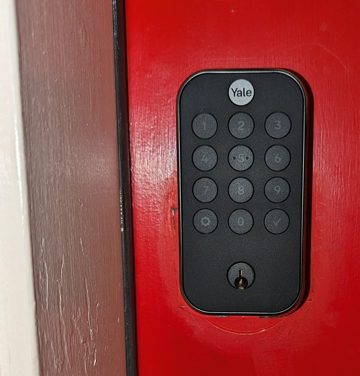 Yale Assure Lock 2 Smart Keypad Deadbolt with Wi-Fi, Satin Nickel | Auto-lock with DoorSense, Wi-Fi Included, Backup Key customer photo 1