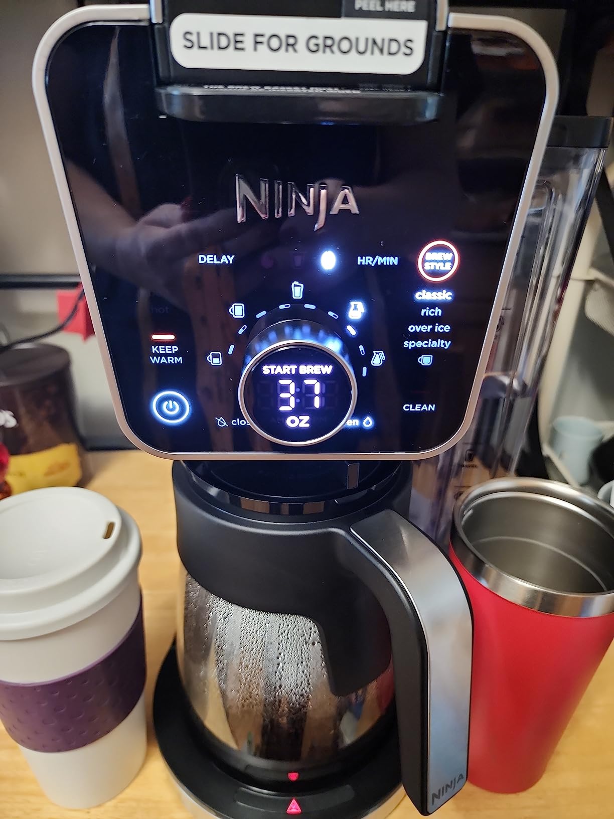 Ninja Specialty Drip Coffee Maker, DualBrew Pro, Black CFP307 | Coffee Machine w/Frother, Permanent Filter, Brew w/Pods & Grounds, K Cups Compatible, 4 Brew Styles, 13 Cup to Pot Sizes customer photo 2