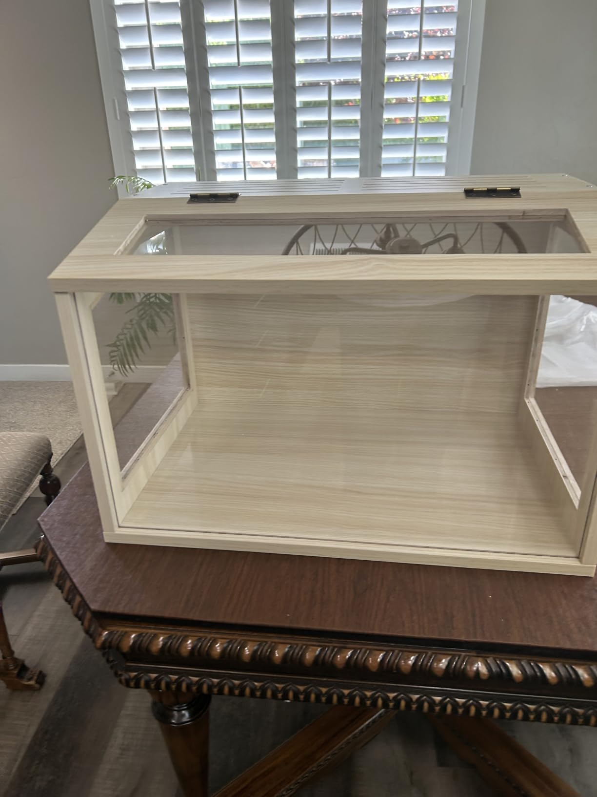 Prolee Hamster Cage Chewproof Wooden 24 Inch Guinea Pig Cages Mice and Rat Habitat Openable Top with Acrylic Sheets Solid Built customer photo 2