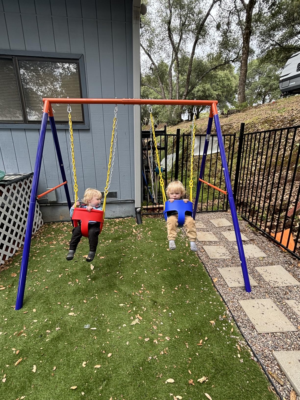Amictoy Swing Set for Backyard, 32