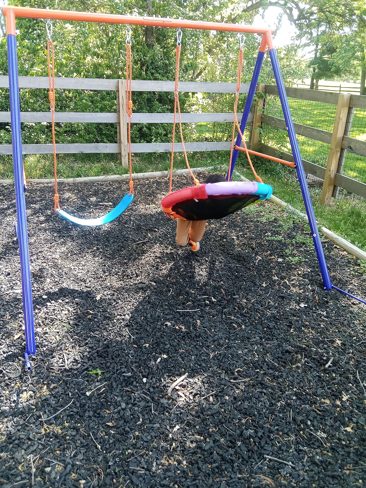 Amictoy Swing Set for Backyard, 32