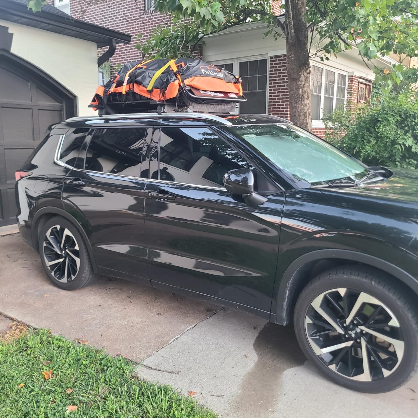 FIVKLEMNZ 21 Cubic Car Rooftop Cargo Carrier Roof Bag Waterproof customer photo 1