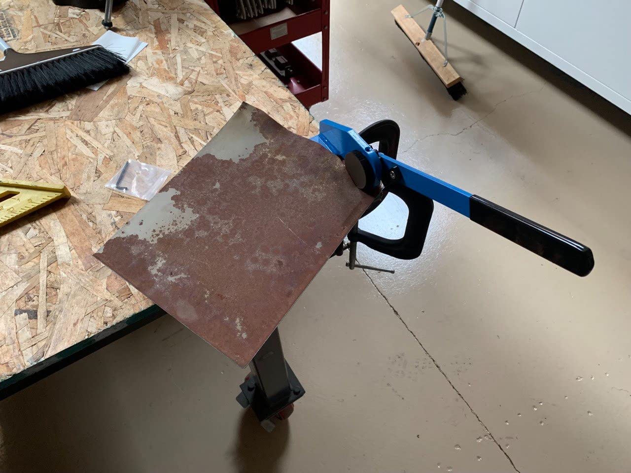 KF5014 Sheet Metal Shear Throatless Rotary Hand Shear 16Ga / 1.5mm Capacity customer photo 1