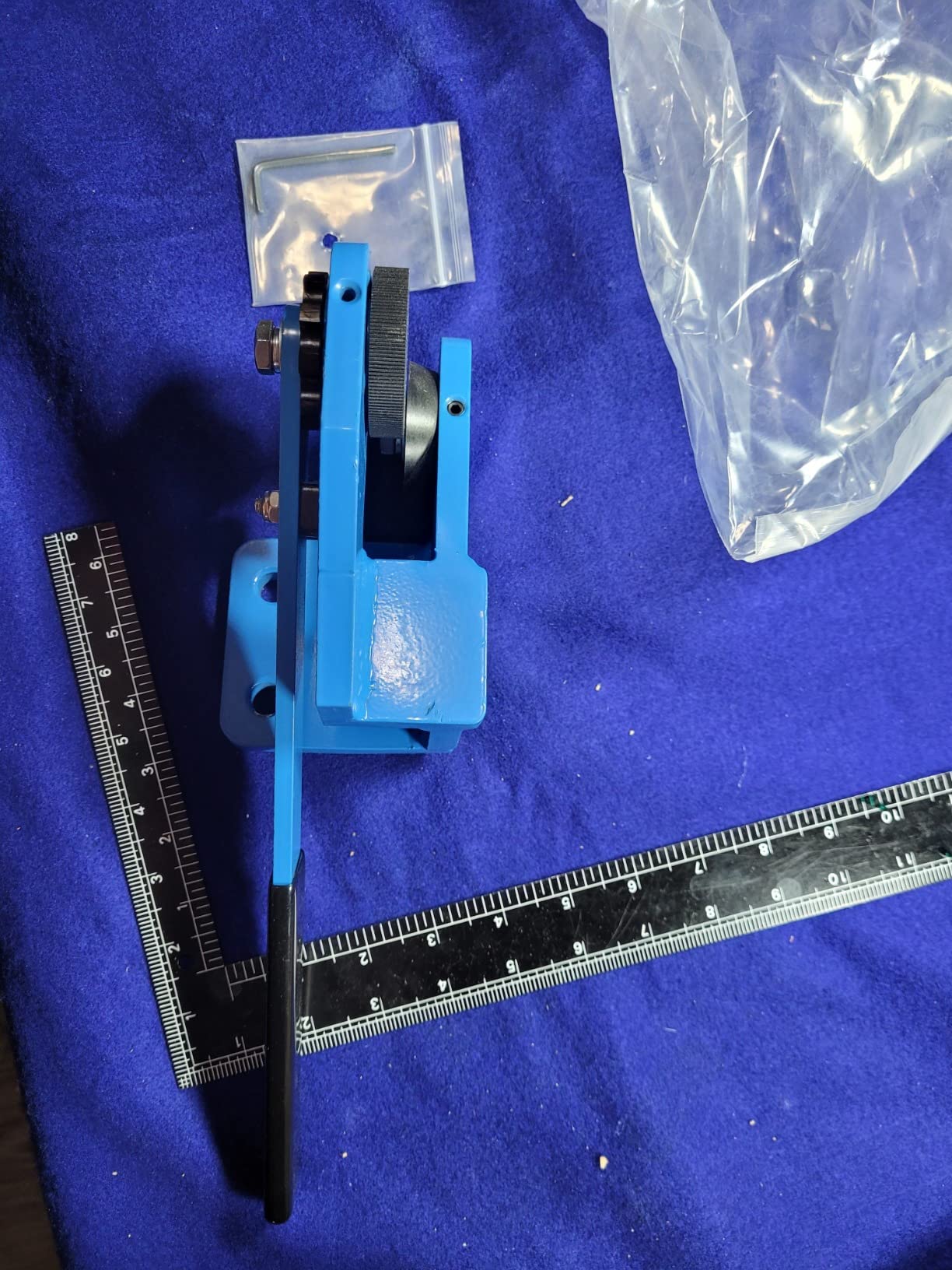 KF5014 Sheet Metal Shear Throatless Rotary Hand Shear 16Ga / 1.5mm Capacity customer photo 2